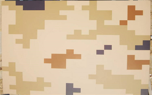 东方荒漠迷彩漆喷涂